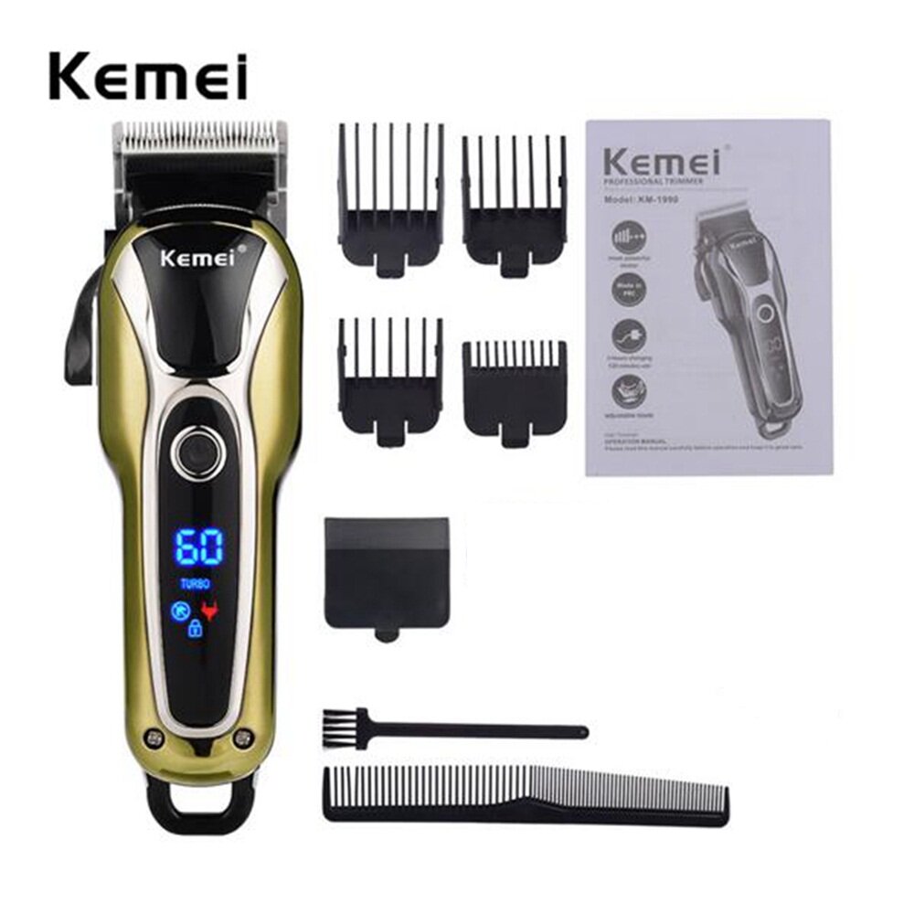 best price,kemei,km,1990,electric,rechargeable,hair,clipper,trimmer,coupon,price,discount