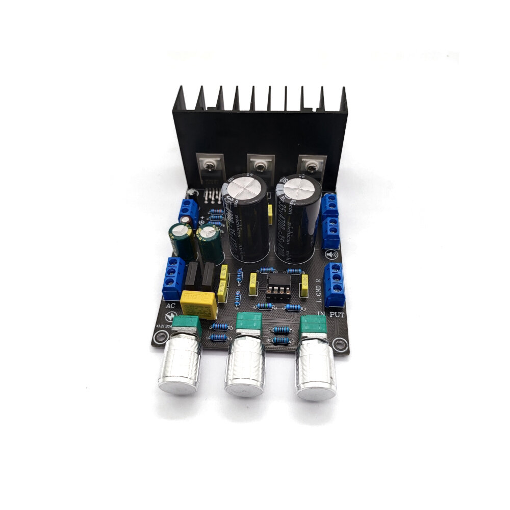 2.1 Subwoofer Power Amplifier Board LM1875 2.1 Three-channel Multimedia Audio Bass Amplifier Board