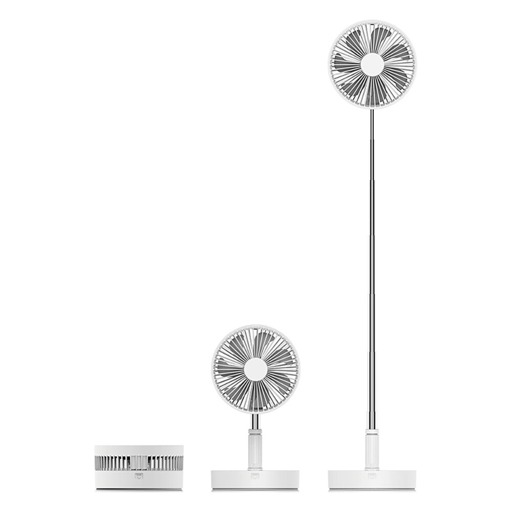 3life Folding Fan USB Desktop Fan with Remote Control 8 inches Pedestal Fan 3 Wind Mode 4 Gear Wind 