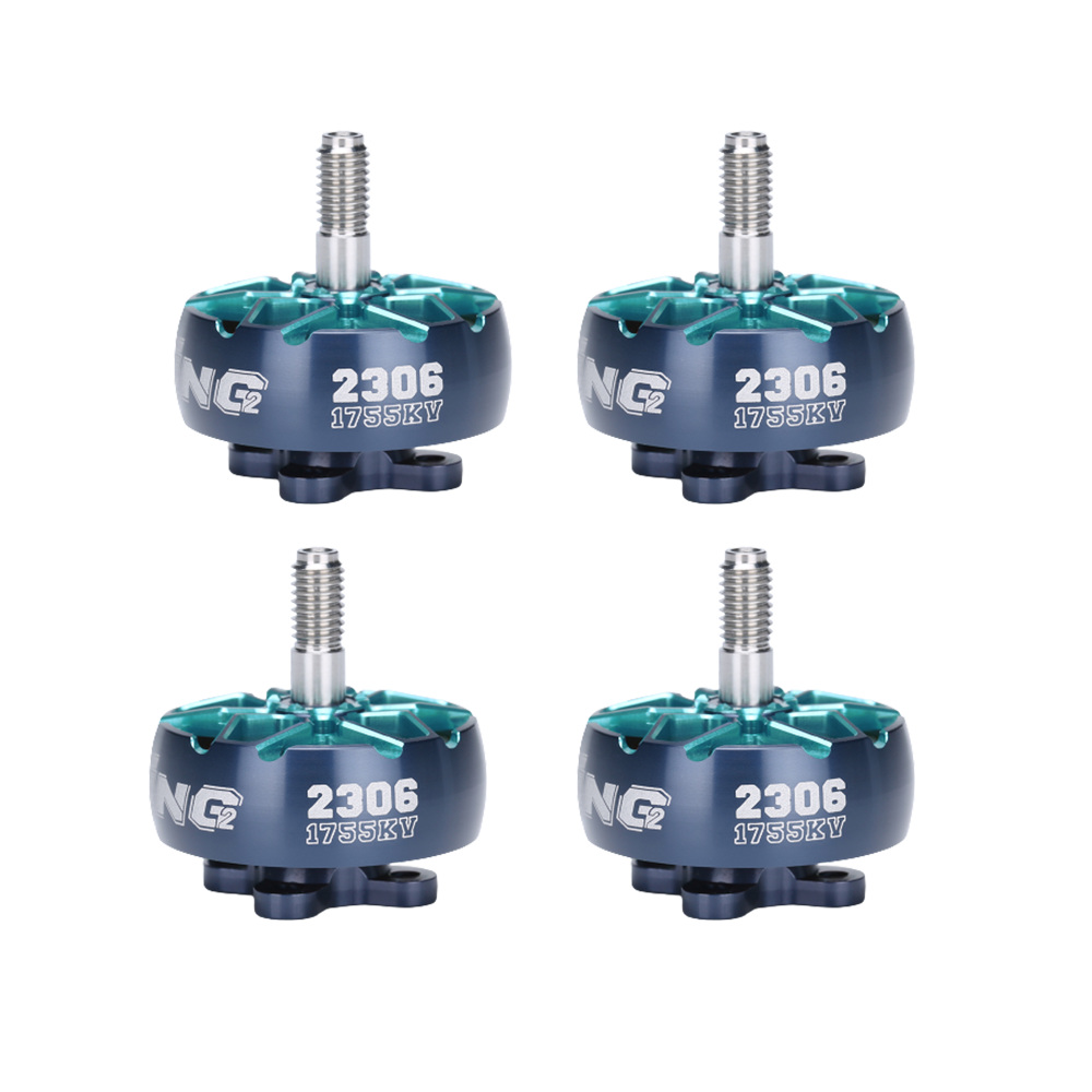4X iFlight XING2 2306 1755KV 6S Brushless Motor for 5 Inch 5.1 Inch 6 Inch RC Drone FPV Racing