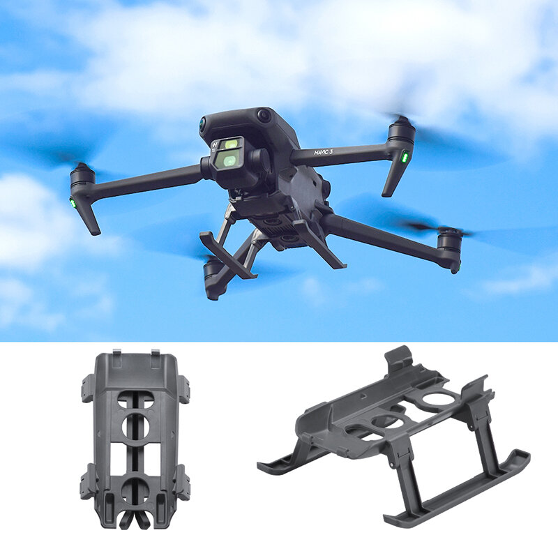 

Quick Release Foldable Extended Landing Gear Skid Heightened Protector Feet for DJI Mavic 3 RC Drone