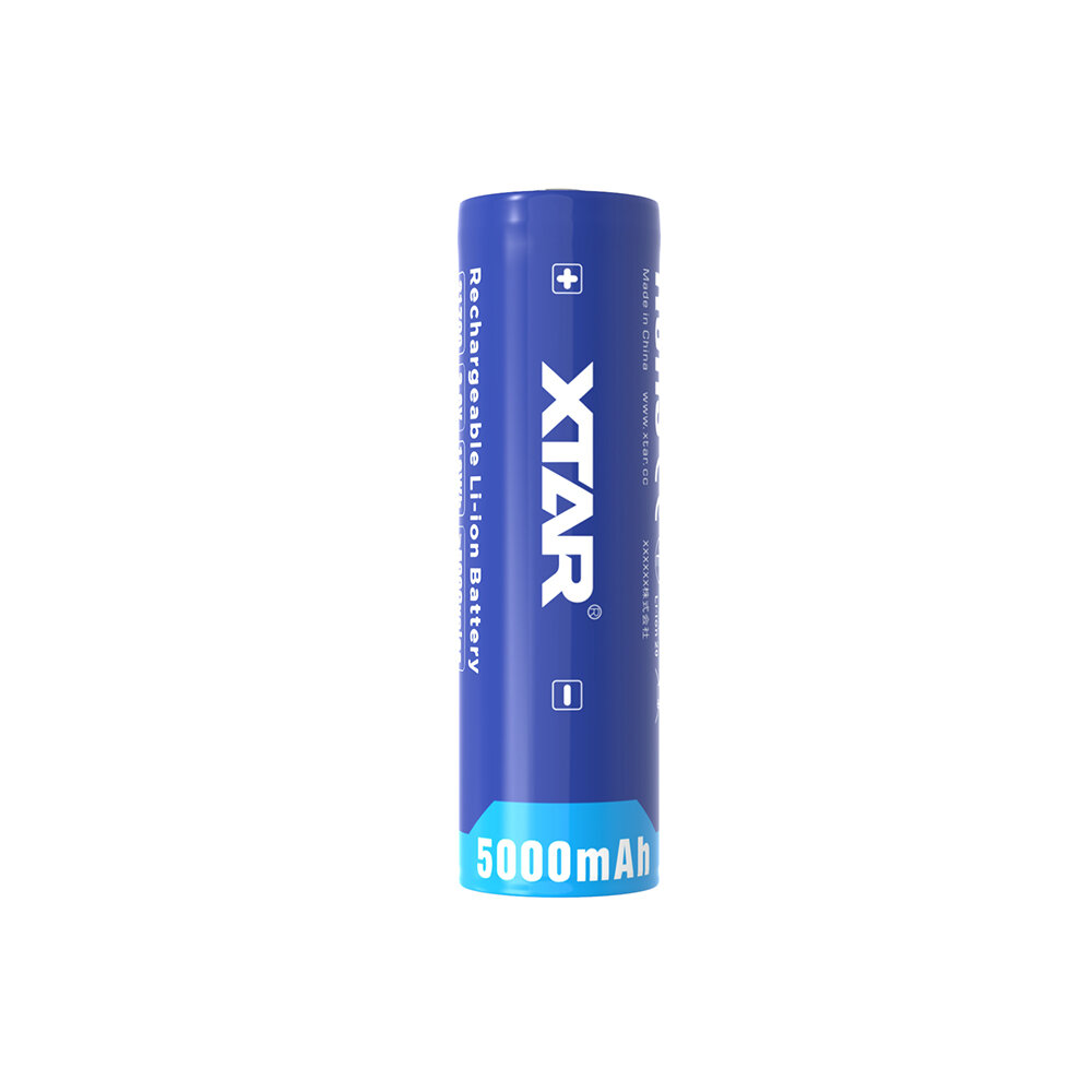 XTAR 5000mAh 3.6V 10A 21700 Li-Ion Batterij Oplaadbare Batterijen Button Top Cell INR21700-50E BATTE
