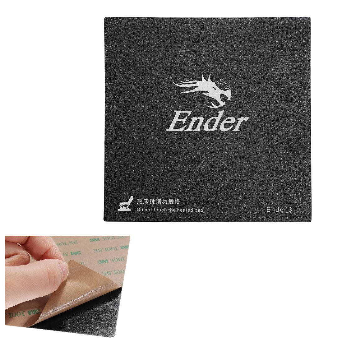 Creality 3D® 235 * 235mm ملصق منصة السرير الساخن ذات التسخين المتجمد للطابعة Ender-3 ثلاثية الأبعاد