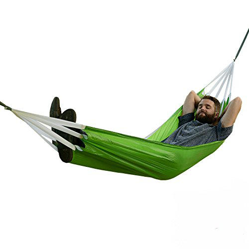 Naturehike Parachute d'extérieur portable à hamac simple et double Nylon Lit suspendu en tissu 