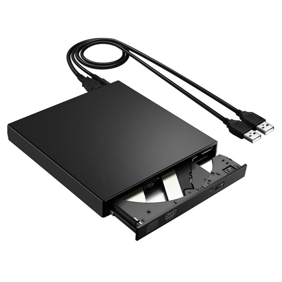 PCラップトップWindows用USB 2.0外付けCD / DVDプレーヤー光学ドライブ