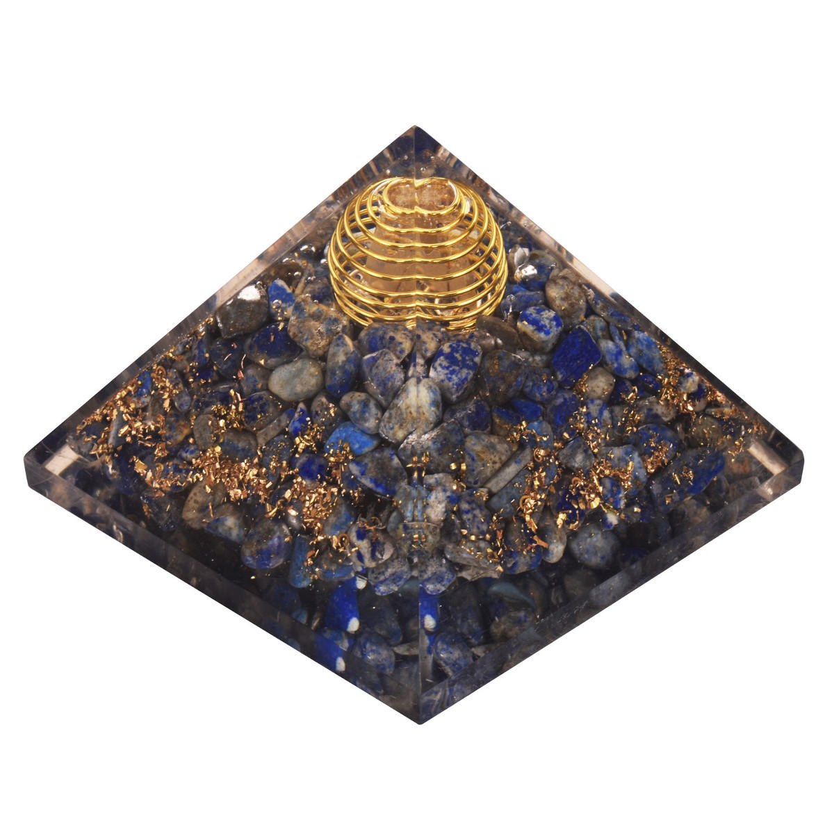 Pyramid Crystal Gemstone Meditation Yoga Energy Healing Stone Home Bureau-decoraties