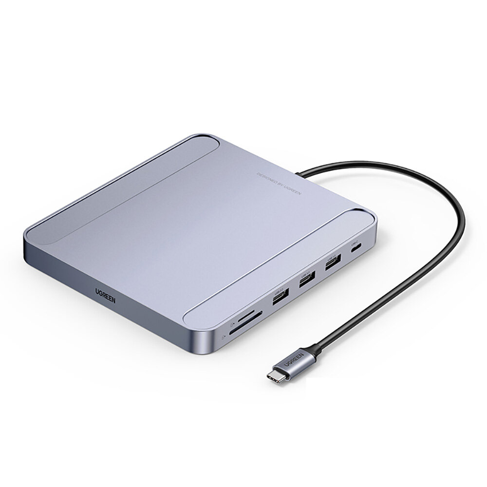UGreen CM522 alles-in-??n dockingstation 7-in-1 USB-C Hub SD/TF-kaartsleuf Netwerkpoort voor iMac La