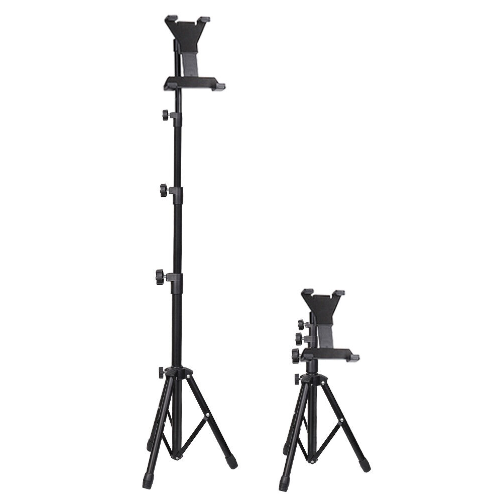 

UNHO GF023 Universal Telescopic 3 Modes Height Adjustable Online Learning Live Streaming Metal Tripod Stand Tablet Stand