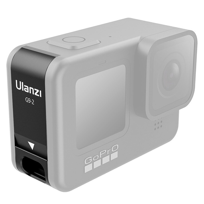

ULANZI Sport Camera Side Protective Cover USB Rechargeable Port Battery Lid for Hero8/9 Dust-proof Waterproof