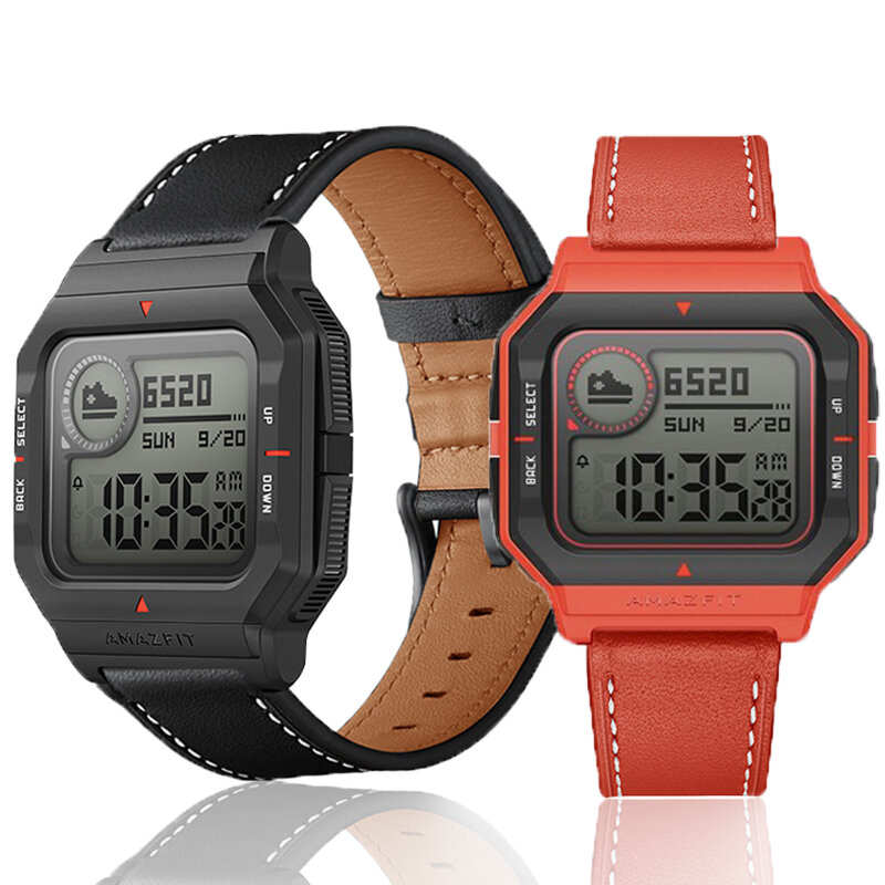 Bakeey Soft lederen horlogeband vervangende horlogeband voor Amazfit NEO Smart Watch