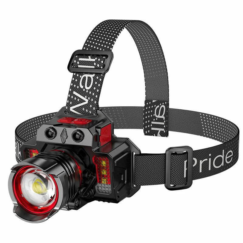 XMUND Portable Sensor Headlamp USB Rechargeable Zoom Fishing Torch Outdoor Super Bright Waterproof Headlamp Camping Lamp XD HL1