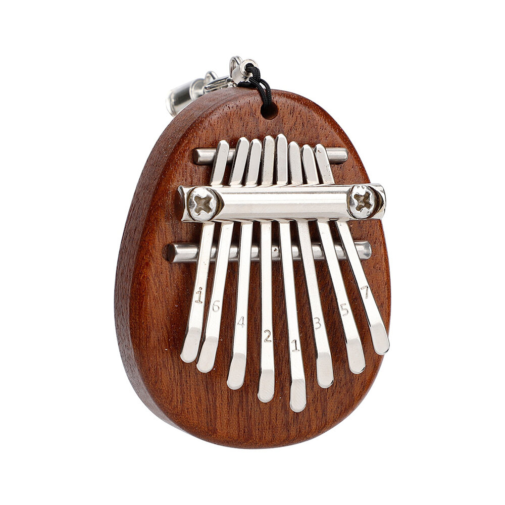 

Muspor 8 Key Mini Kalimba High Quality Exquisite Finger Thumb Piano Marimba Musical Good Accessory Pendant Gift