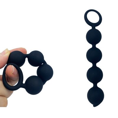 

Silicone Small Anal Beads Sex Toys for Beginners Soft Anal Balls Butt Plug For Adults Men Prostate Massager