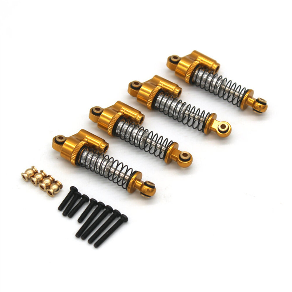 

4PCS Upgraded Metal Oil Filled Shocks Absorber Dampers for FMS FCX24 POWER WAGON 12401 1/24 RC Car Vehicles Model Spare