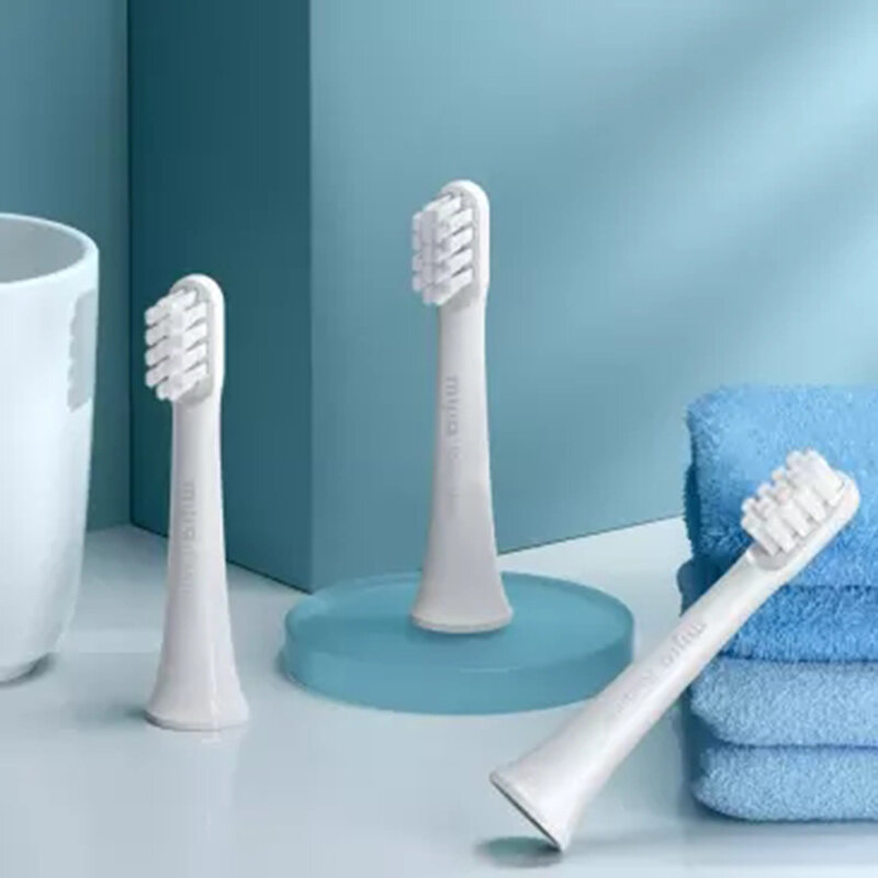 3Pcs Original Xiaomi Mijia T100 Toothbrush Replacement Tooth Brush Heads for Mijia T100 Mi Smart Electric Toothbrush Dee