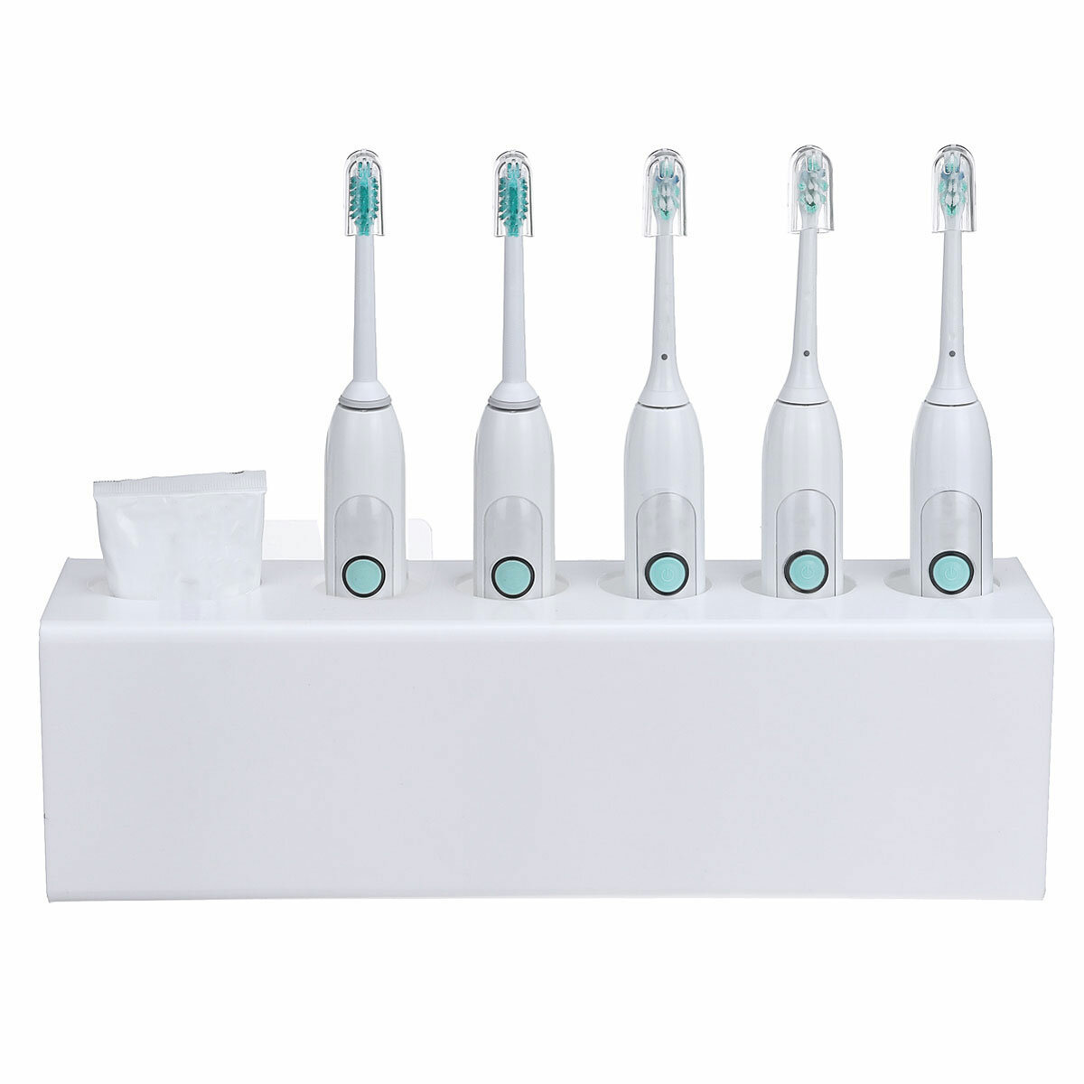 

1 шт. Настенный электрический держатель для зубных щеток держатель для зубной пасты Ванная комната Органайзер съемный Ва