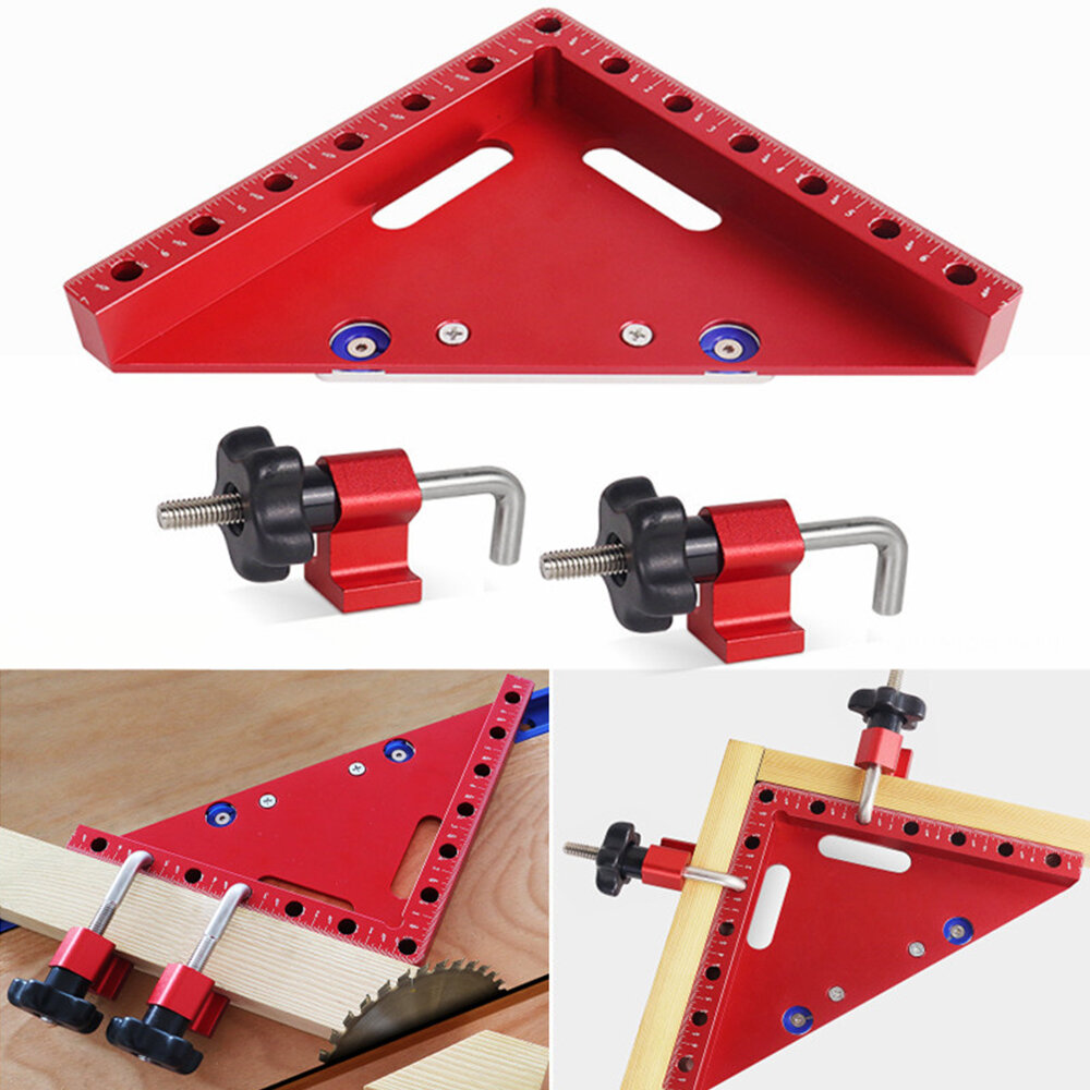 

90 Degree Woodworking Square Splicing Board Right Angle Fixed Clamping Positioning Square Ruler