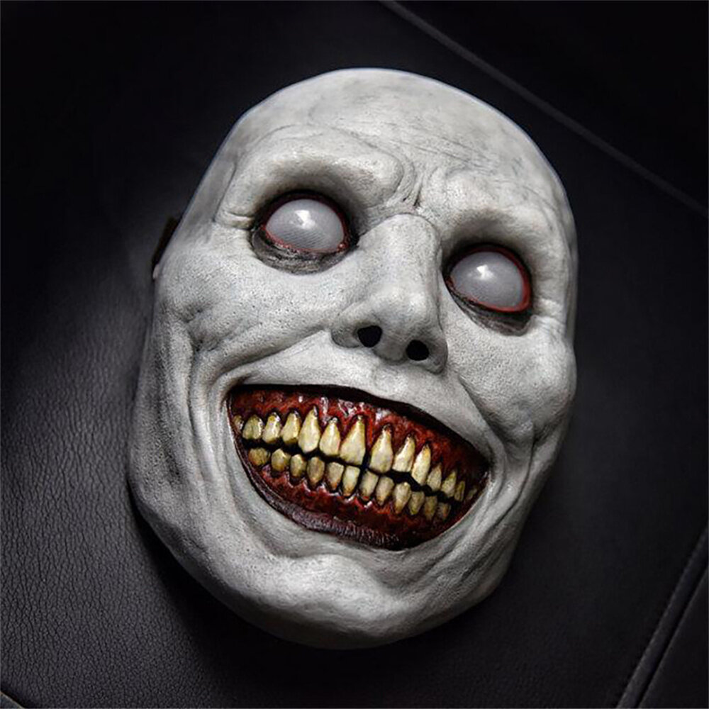Horror Halloween Mask Adult Smile Demon Horror Ghost Mask Creepy Evil Cosplay Props Halloween Festival Costume Party Cos