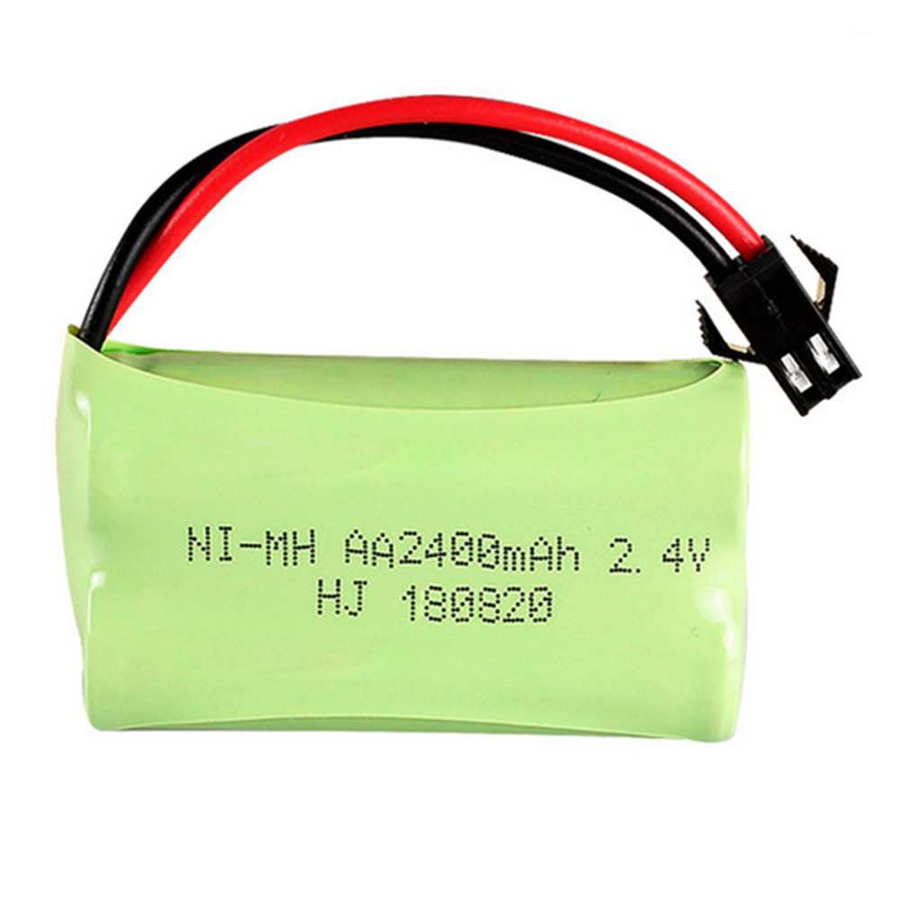HJ 2.4V 2400mAh AA NIMH-batterij JST / SM-stekker voor RC-speelgoed