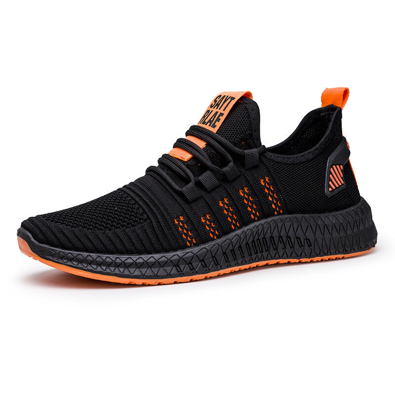 Men's Running Shoes Mesh Breathable Anti-slip Lightweight Sneakers Shockproof Casual Sport Shoes Outdoor Walking Jogging