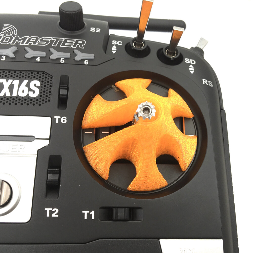 2PCS URUAV 3D Printed Gimbal Stick Joystick Protector for FrSky X9D X9 Lite S Radiomaster TX16S FlySky FS-i6S Radio Tran