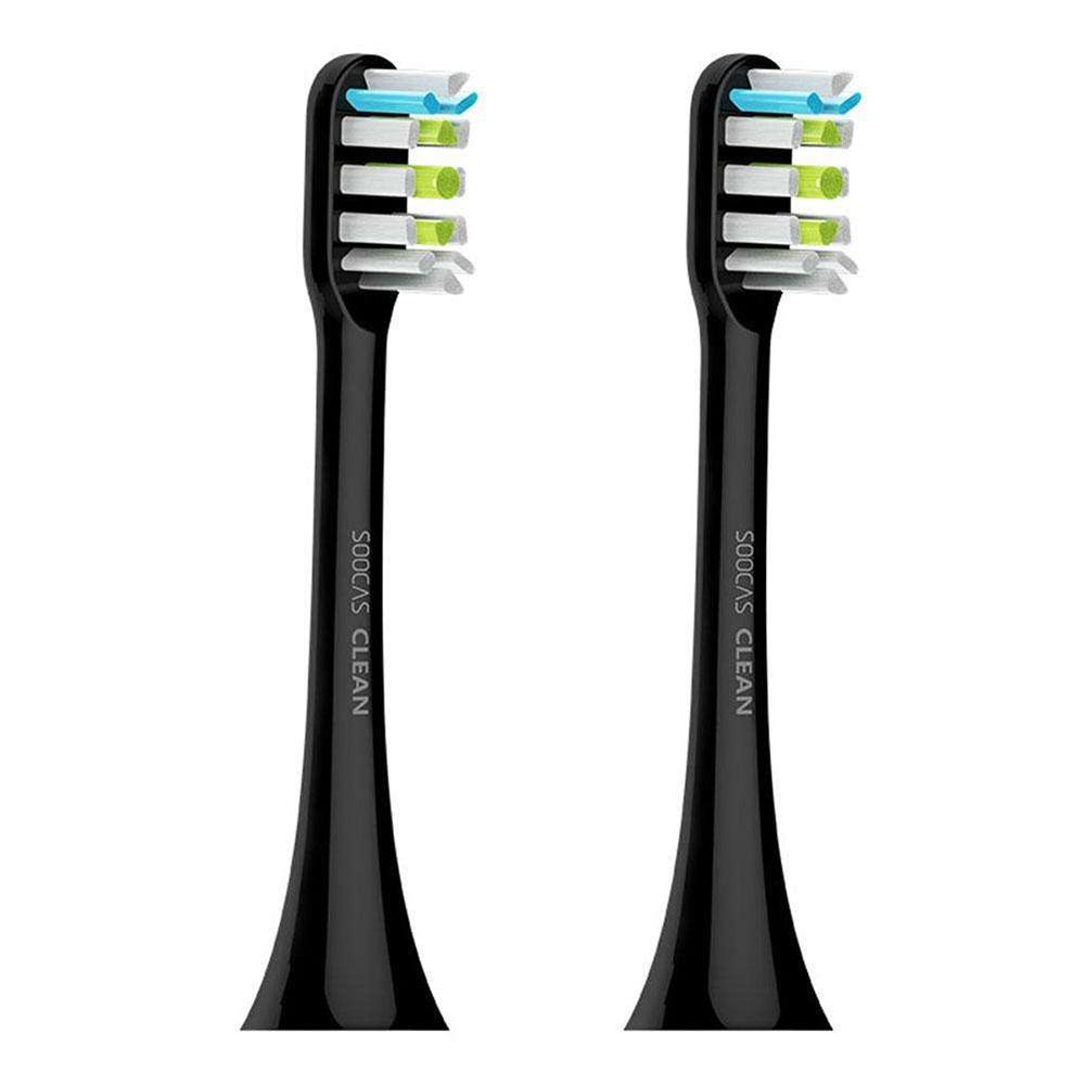 

SOOCAS X1 / X3 2Pcs UV Sterilized Electric Toothbrush Replacement Heads 3D Solid High Density from Ecosystem