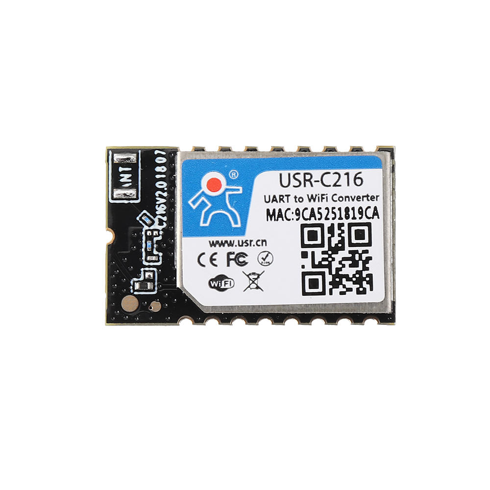 WIFI to Serial Port Module External Antenna USR-C216 Low Power Patch Type