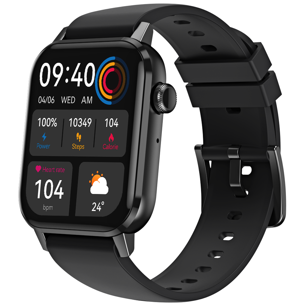 

Bakeey HD6 BT 5.0 1.69 inch Full Touch Screen BT Calling Heart Rate Blood Pressure Oxygen Monitor Long Time Standby Mult