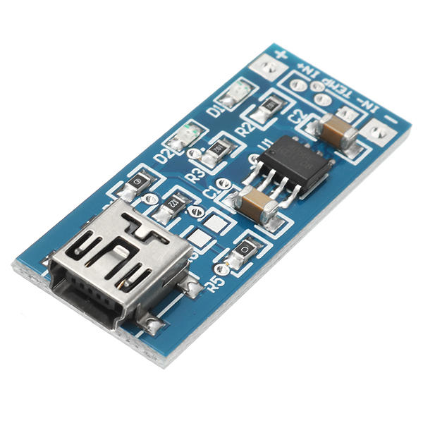 TP4056 1A Lithiumbatterij Oplaadbord Opladermodule DIY Mini USB-poort