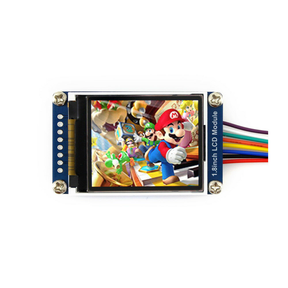 

Waveshare® 1.8 inch Color LCD Display 128×160 Resolution SPI Interface 65K Color 1.8inch LCD Module