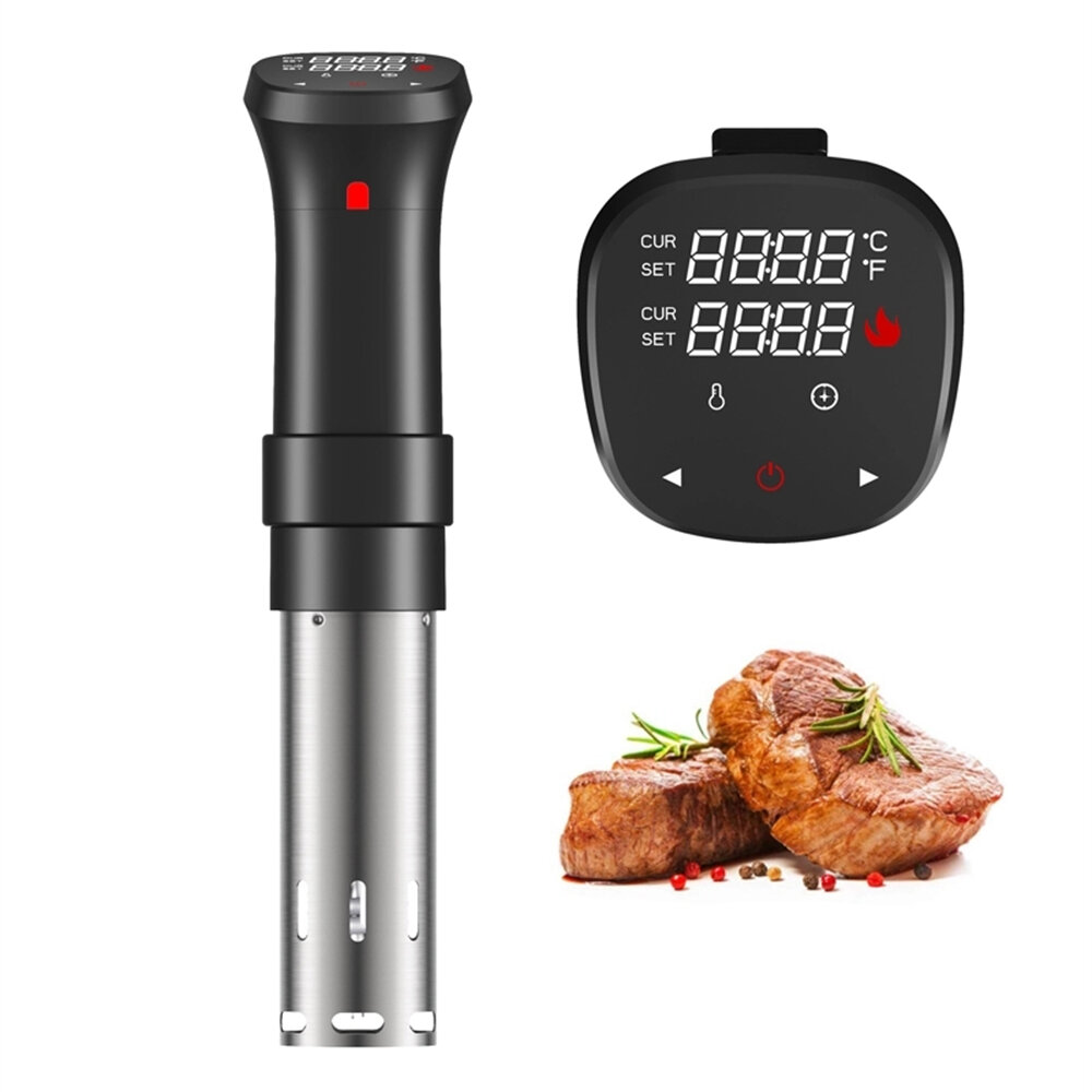 

1100W Sous Vide Cooker, Thermal Immersion Circulator Machine with Large Digital LCD Display, Time and Temperature Contro