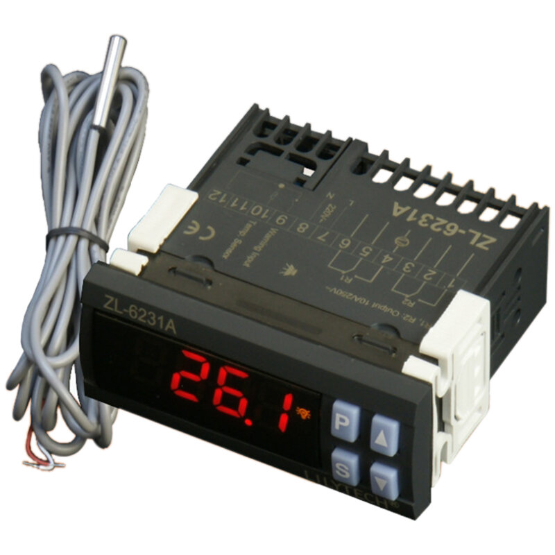

LILYTECH ZL-6231A Incubator Controller 220V Thermostat with Multifunctional Timer Intelligent Temperature Control Regula