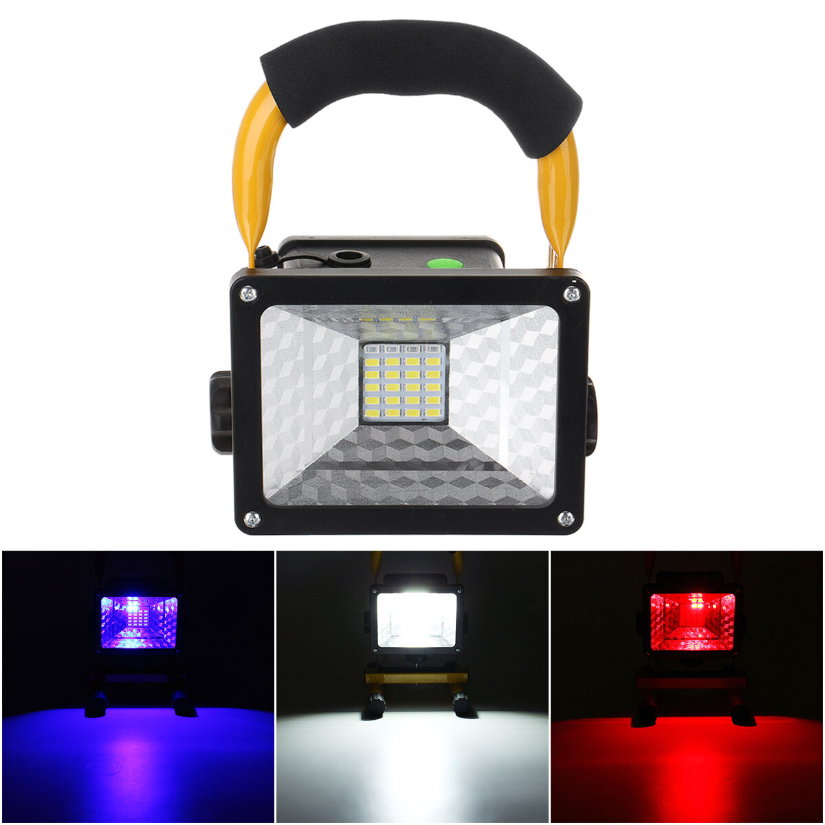 60W LED Flood Light Rechargeable Camping Light Portable Work Light For Outdoor Camping Hiking Fishin