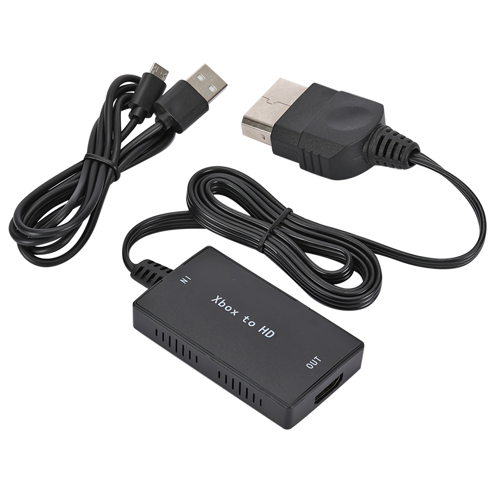Xbox to HDMI-compatible Converter 1080P Adapter with USB Cable Audio Connector ZHQ062