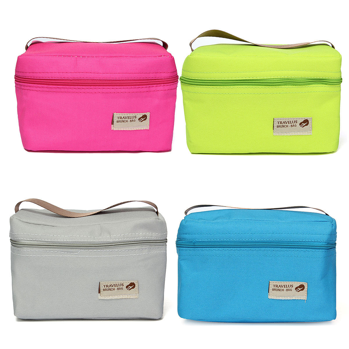 Portable insulated bag organizer thermal cooler bento kids lunch box ...