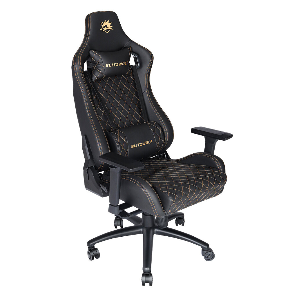 BlitzWolf® BW-GC9 Gaming Chair Exquisite Line Design 135°Max Reclining 3D Adjustable Armrest with Advanced Machanism Til