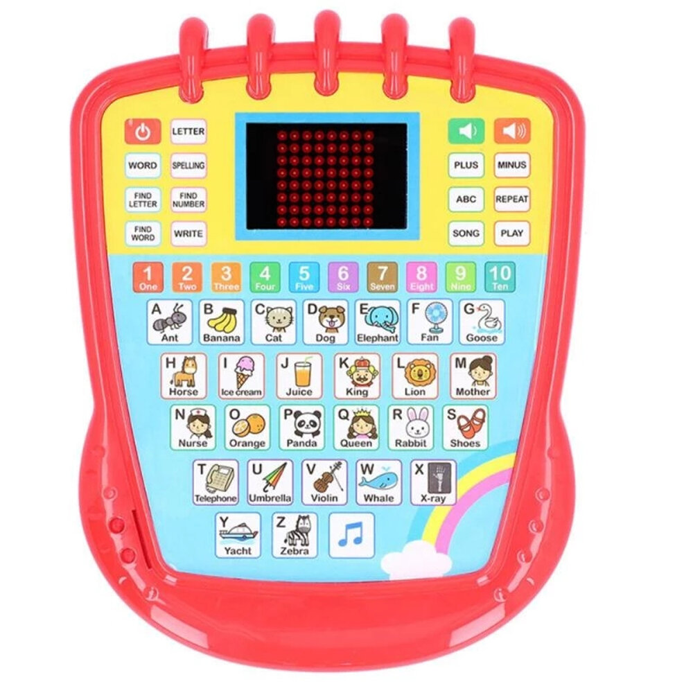 LED Engels Leren Machine kinderen Vroege Onderwijs Punt Leesmachine Engels Tablet Kid Leisure Educatief Speelgoed Briefpapier Levert: