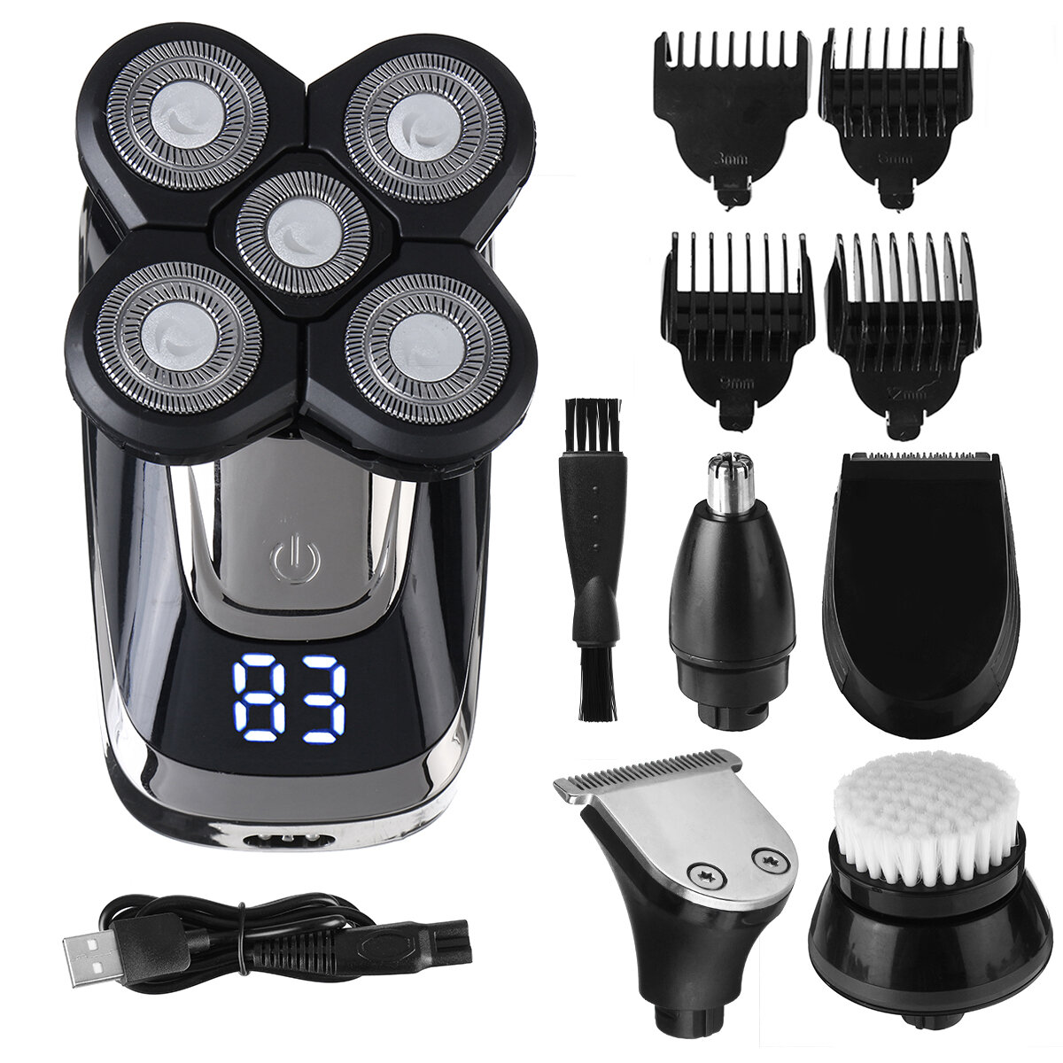 best price,in,display,hair,trimmer,600mah,eu,coupon,price,discount