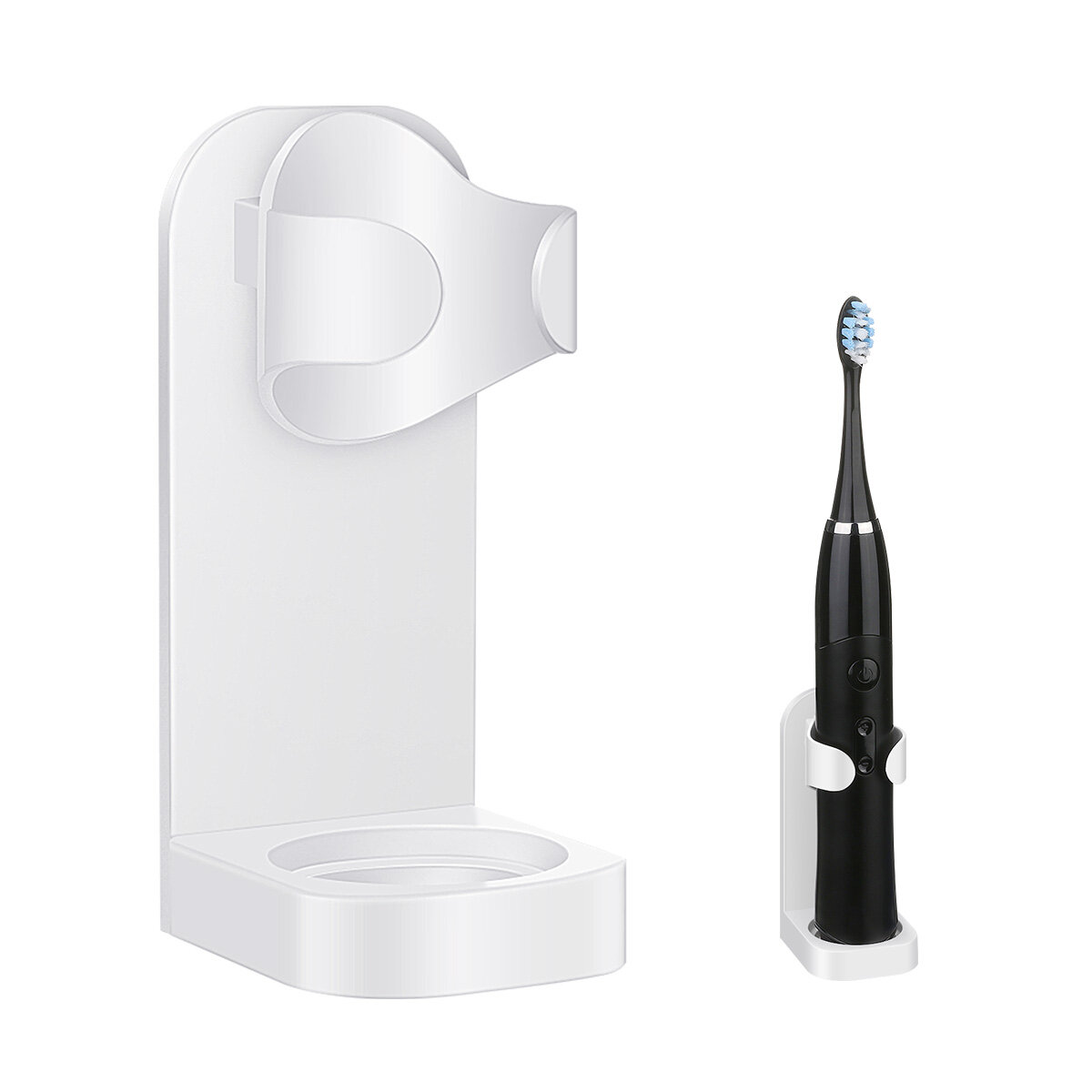 

Wall Mounted Electric Toothbrush Holder Bathroom Holder Bracket Plastic Products Toothpaste Storage Rack