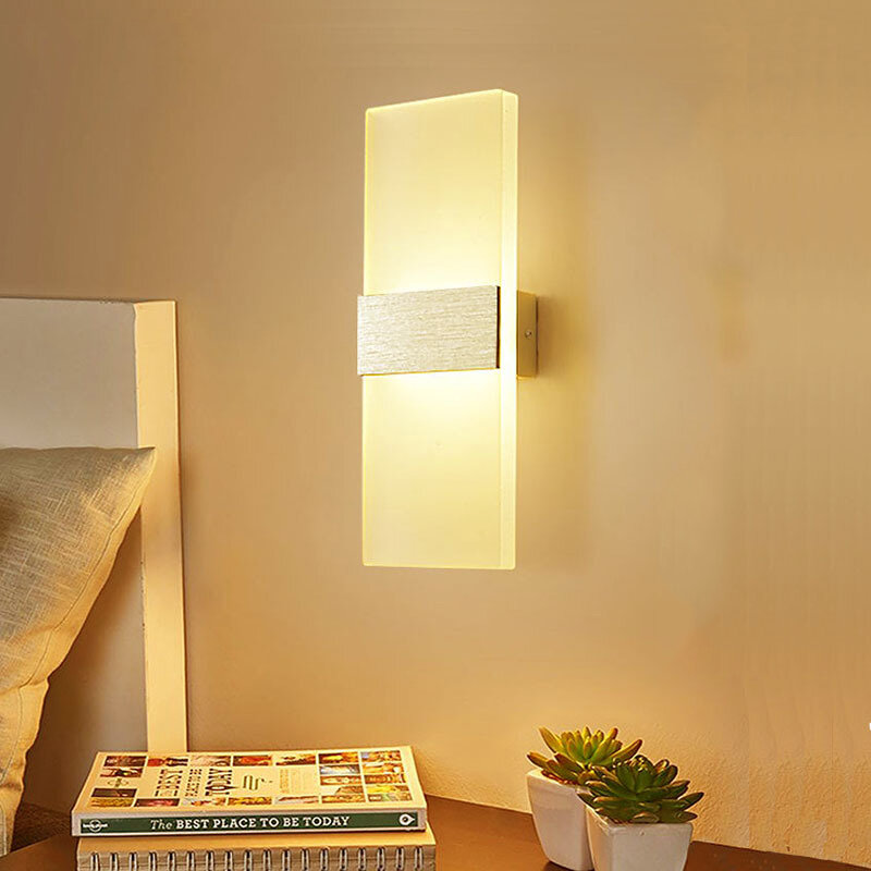 LED Modieuze PIR Sensor Wandverlichting Lamp TV Wanddecoratie Motion Lamp Licht voor Badkamer Touch 