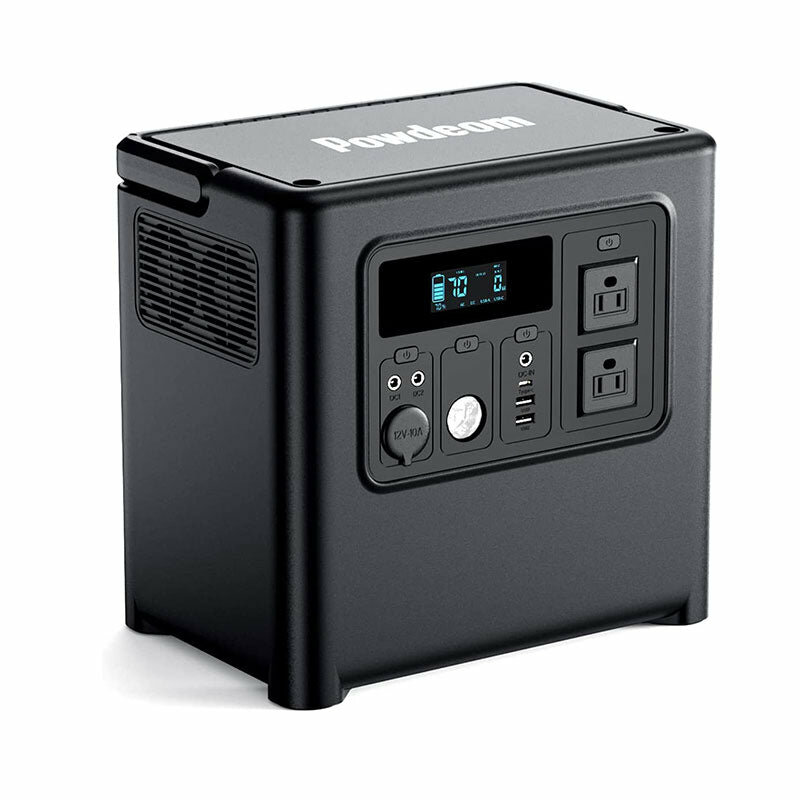 [US Direct] POWDEOM EV1200 1200W 1228Wh Portable Power Station Powerful LiFePO4 Battery Packs Outdoor Portable Generator