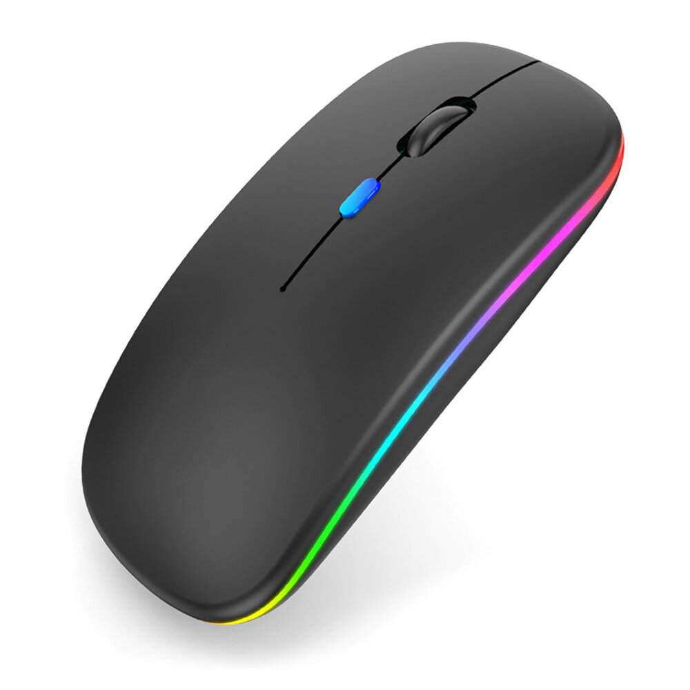 Multi-Mode BT3.0/5.2 2.4G Wireless Mouse Adjustable 800-1600DPI Rechargeable LED Light Silent Mice f