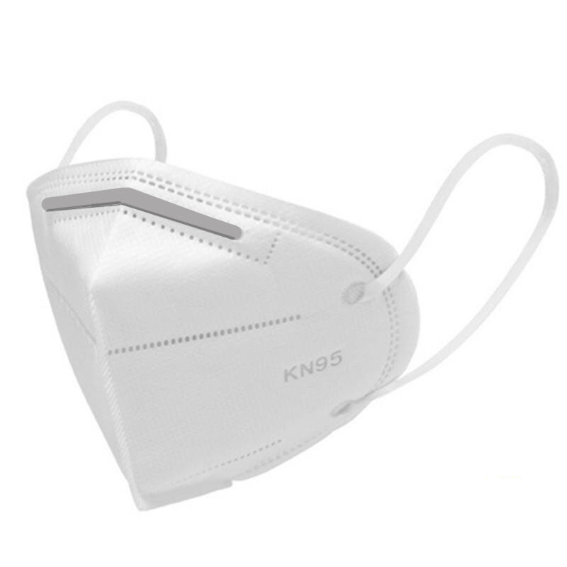 LEIHUO 5 stks KN95 wit gezichtsmasker beschermende anti-schuim splash proof PM2.5 wegwerp masker per