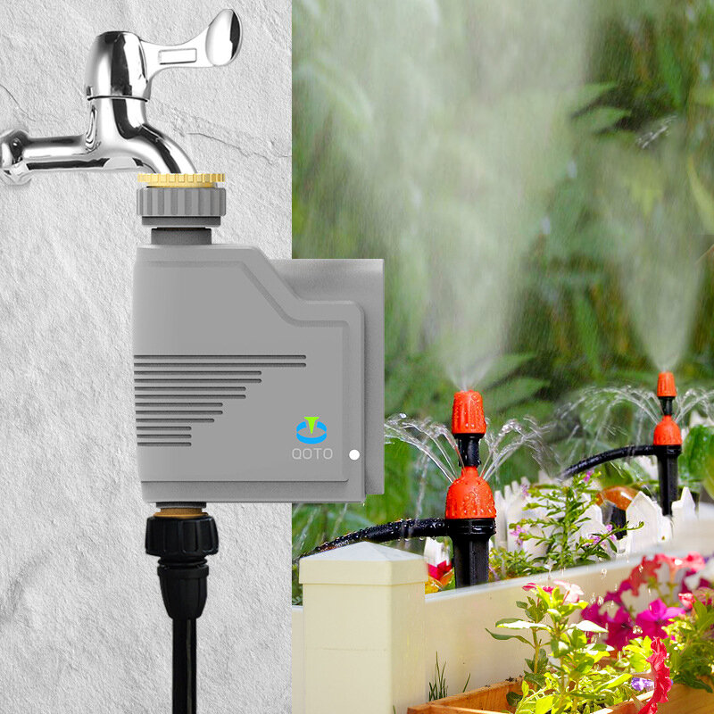 Intelligent Watering Timer TUYA Volume Time Control Watering Timer IP66 Waterproof Automatic Irrigation Device