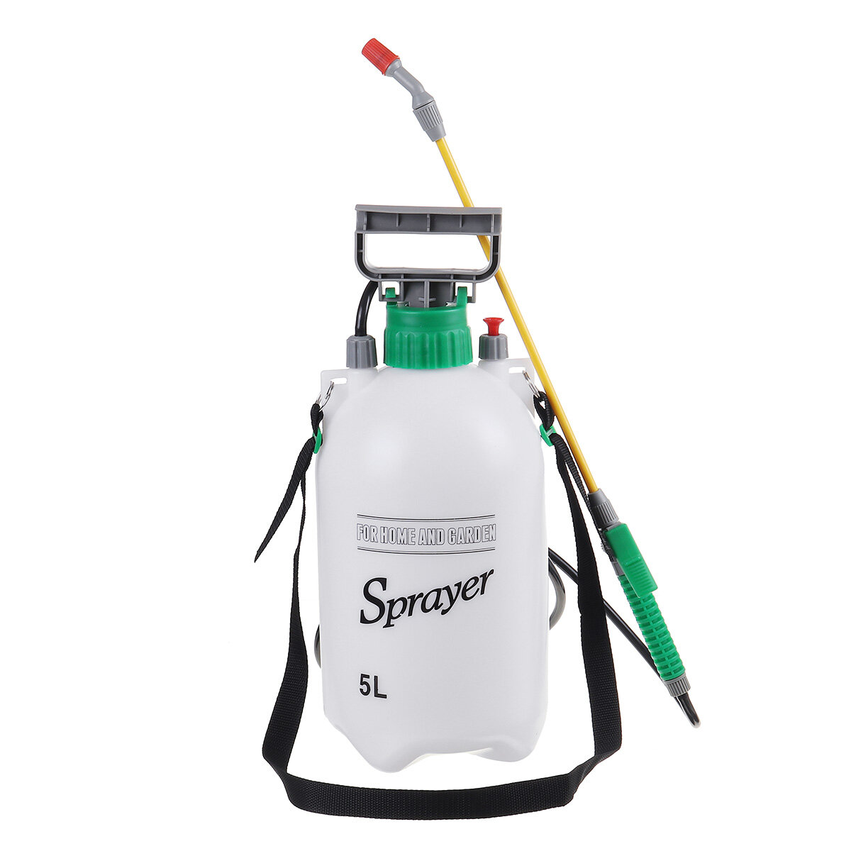 5L Liter Pressure Sprayer Canapasic Spray Weed Killer Garden Chemical Pump Jet
