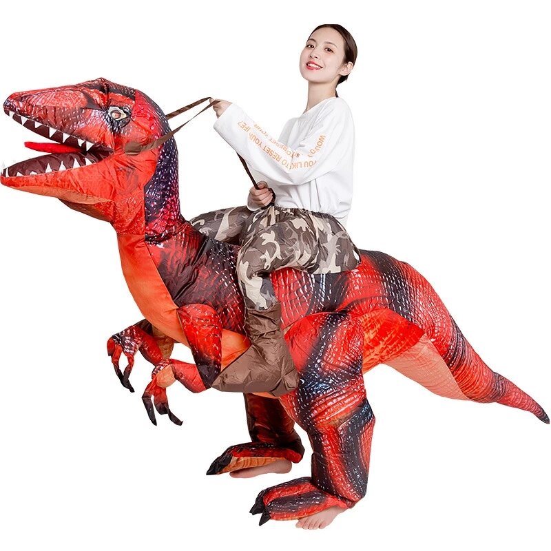 Halloween carnival costume inflatable dinosaur t-rex costume jurassic world  park blowup dinosaur cosplay costume toy Sale - Banggood.com-arrival  notice-arrival notice