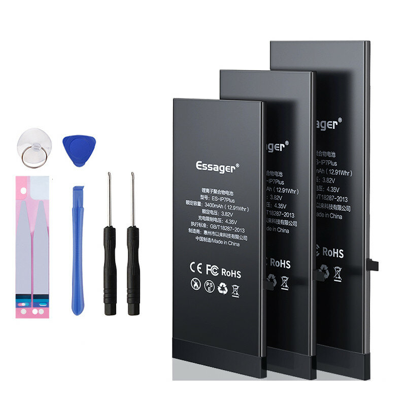 

Essager Battery For iPhone 6 6S 6P 6SP For iPhone 7 7P High Capacity Replacement Li-polymer Batteries +Tools For iPhone