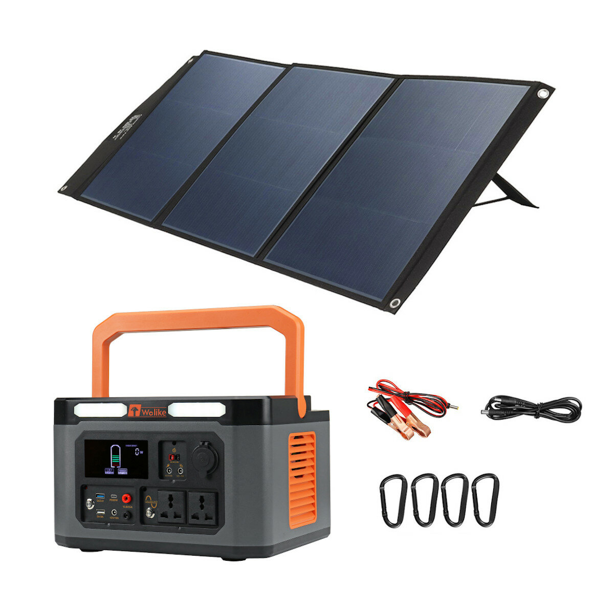 best price,wolike,cn,999wh,270000mah,power,station,1000w,150w,solar,panel,discount
