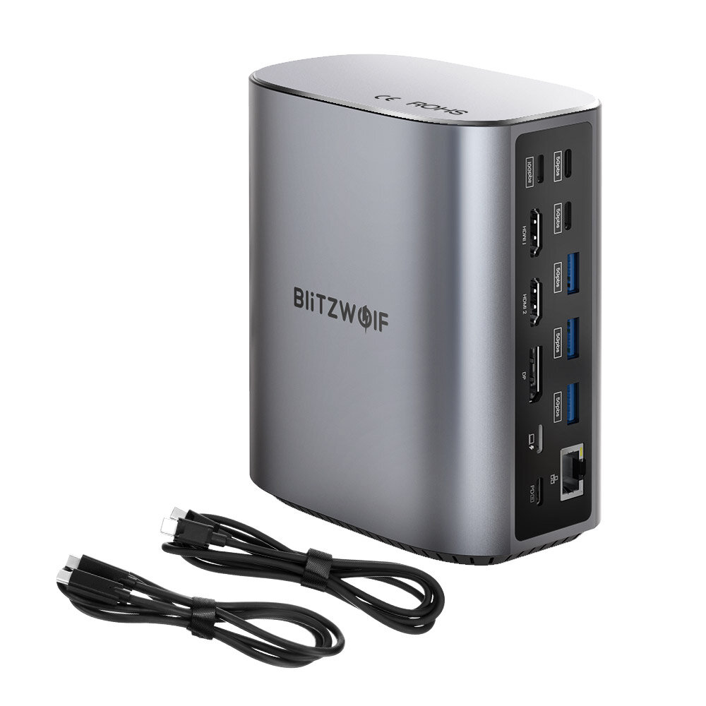 best price,blitzwolf,bw,th15,17,in,1,usb,c,docking,station,coupon,price,discount