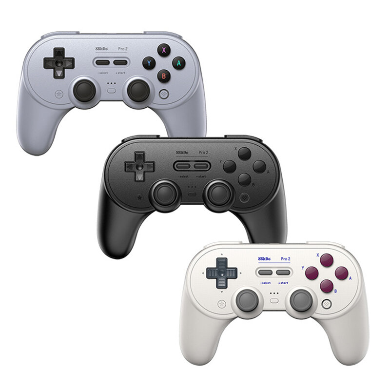 

8BitDo Pro 2 Wireless bluetooth Gamepad with Hall Effect Joystick Built-in Six-axis Sensor Turbo Function for Nintendo S